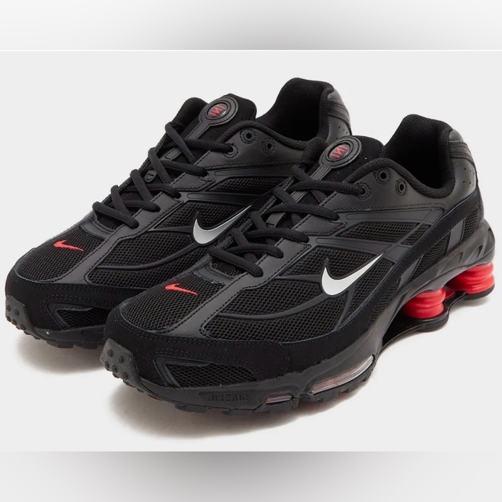Nike Shox Ride 2 Bred Mens Black Ash University Red II7635 001